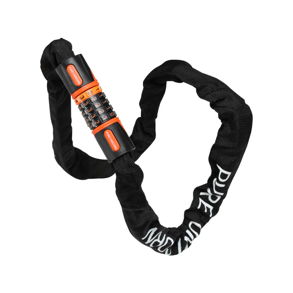PURE UNICORN Heavy-Duty Bike Chain Lock for E-Bike & Scooter Security