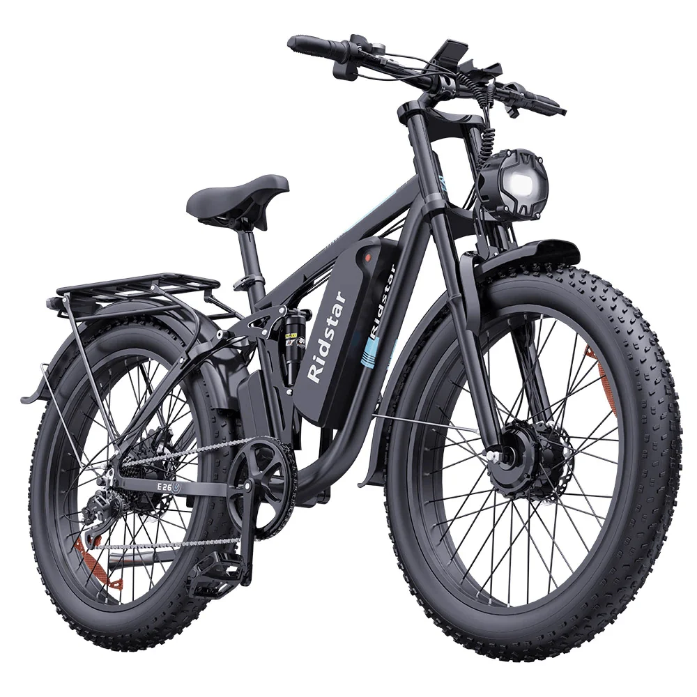 Ridstar E26PRO 48V 1000W 23Ah Dual Motor Electric Bike - Image 4