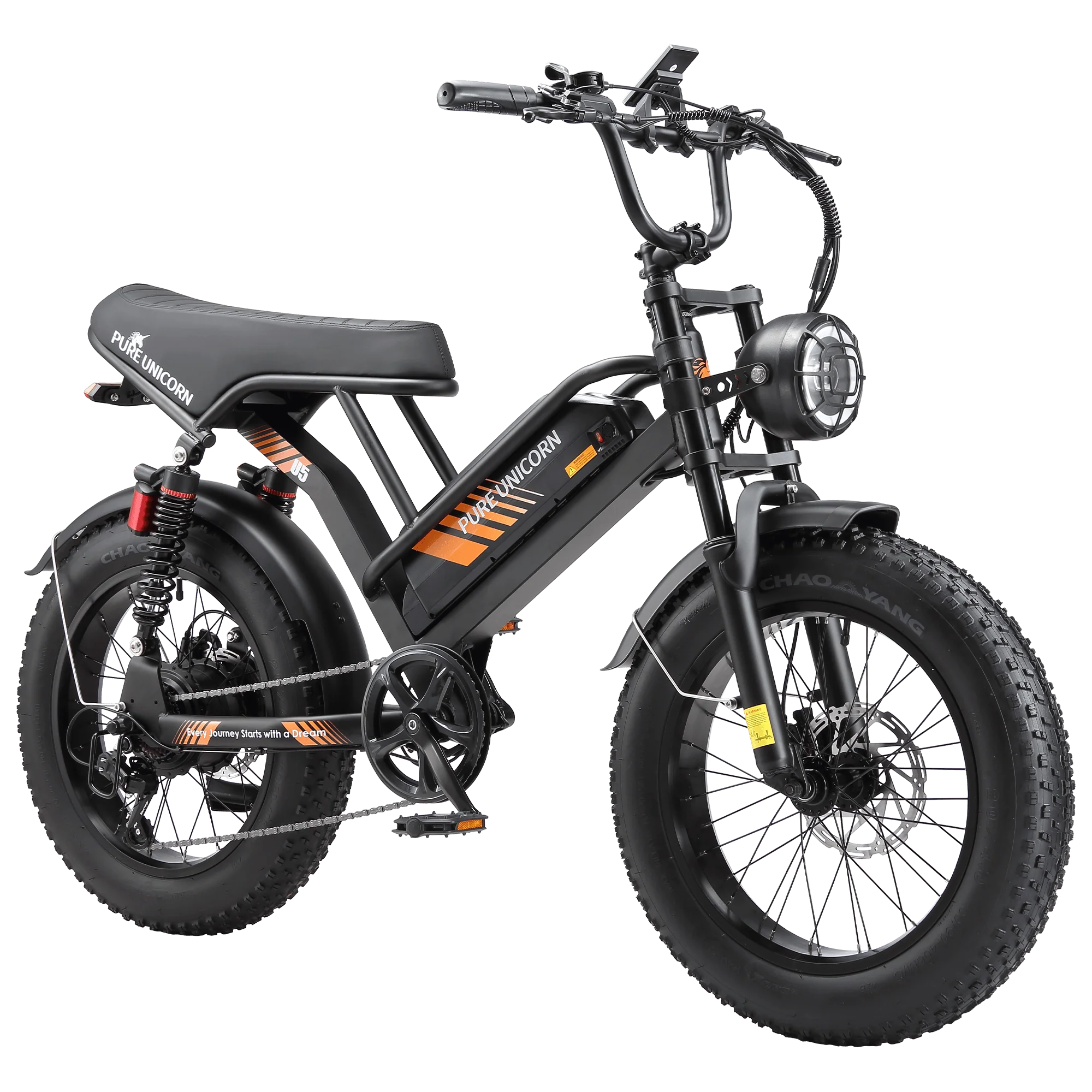 PURE UNICORN U5 Moped E-Bike 1000W 19.2Ah – Limited Free Gifts - Image 6