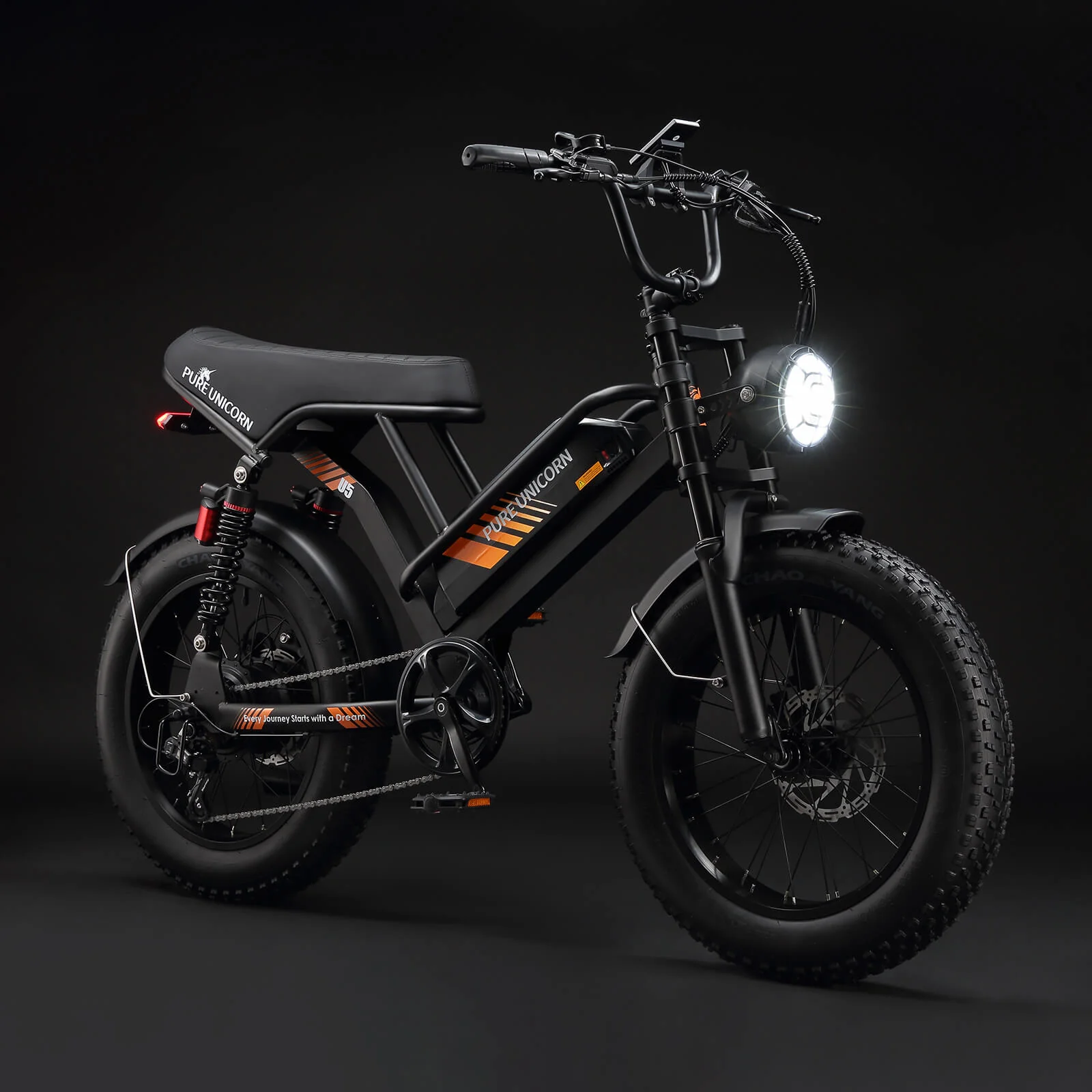 PURE UNICORN U5 Moped E-Bike 1000W 19.2Ah – Limited Free Gifts - Image 7