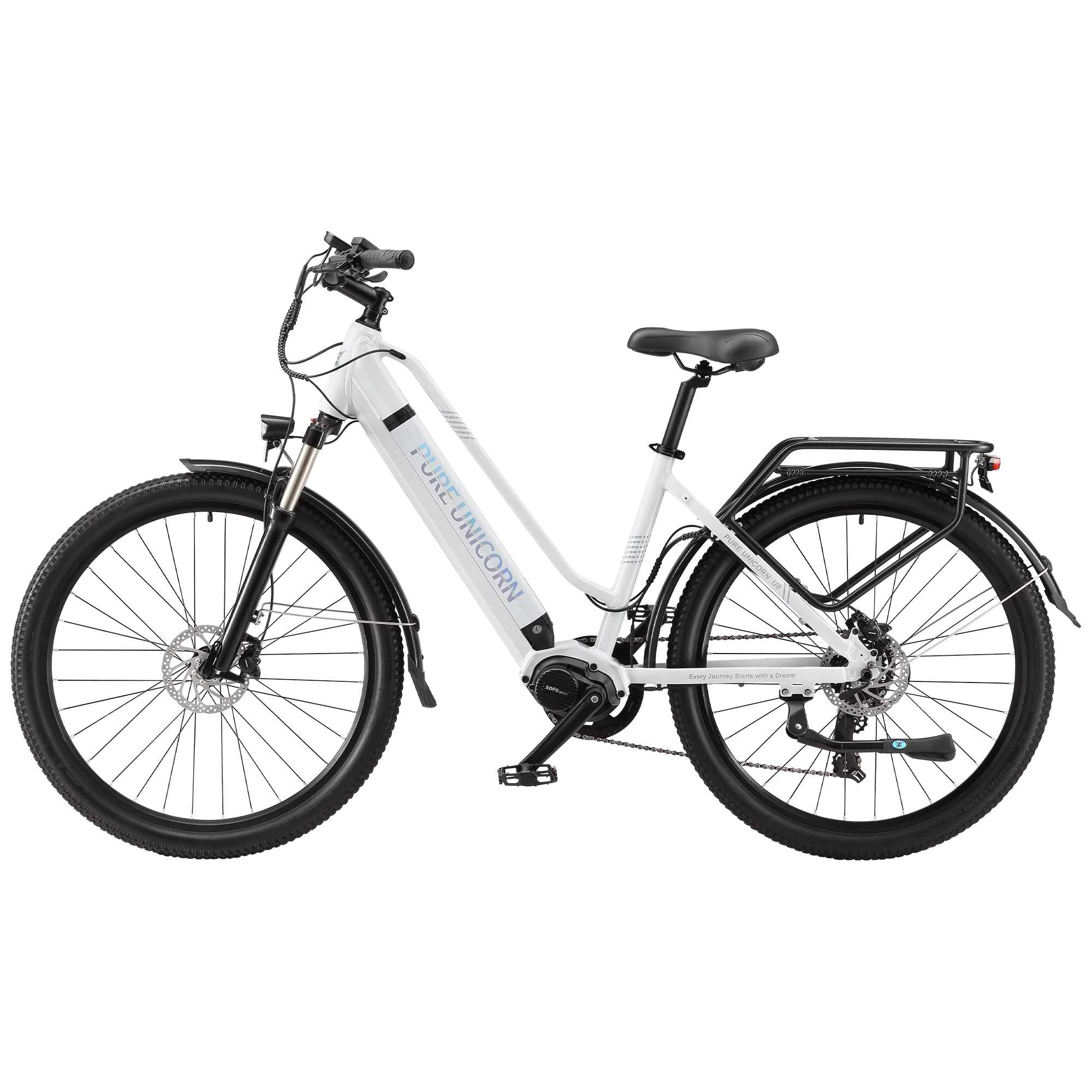 PURE UNICORN U8 48V 500W Mid-Drive Commuter E-Bike with Samsung Battery - Image 2