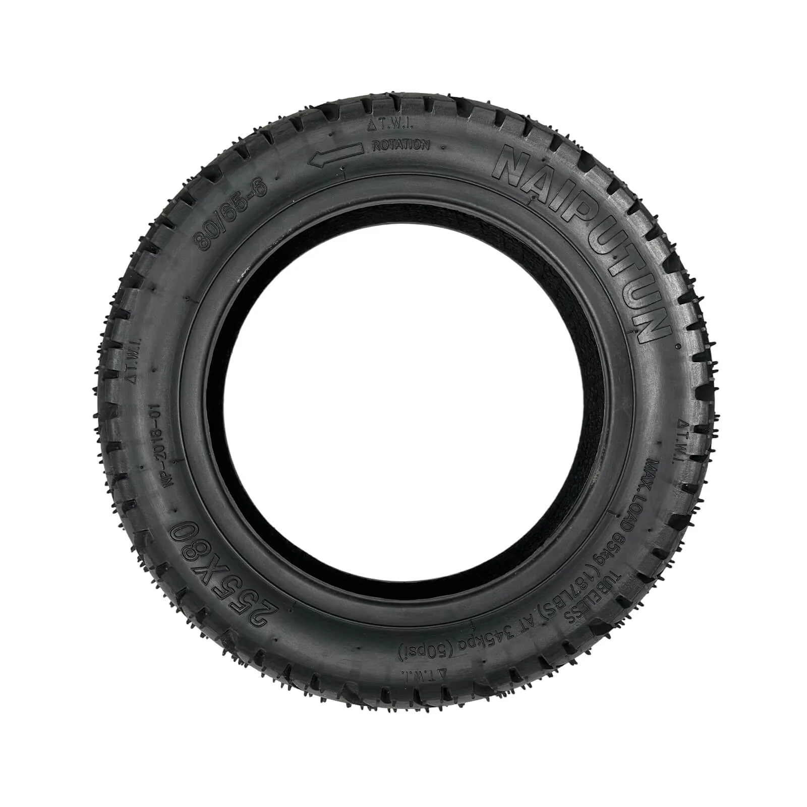 Tuovt 80/65-6 Inflatable Road Tire For T102/ T104/ T108 - Image 2